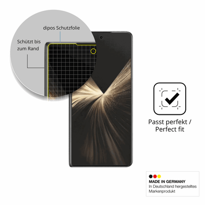 2x Full Cover Schutzfolie matt für Honor Magic V5 Aussenseite