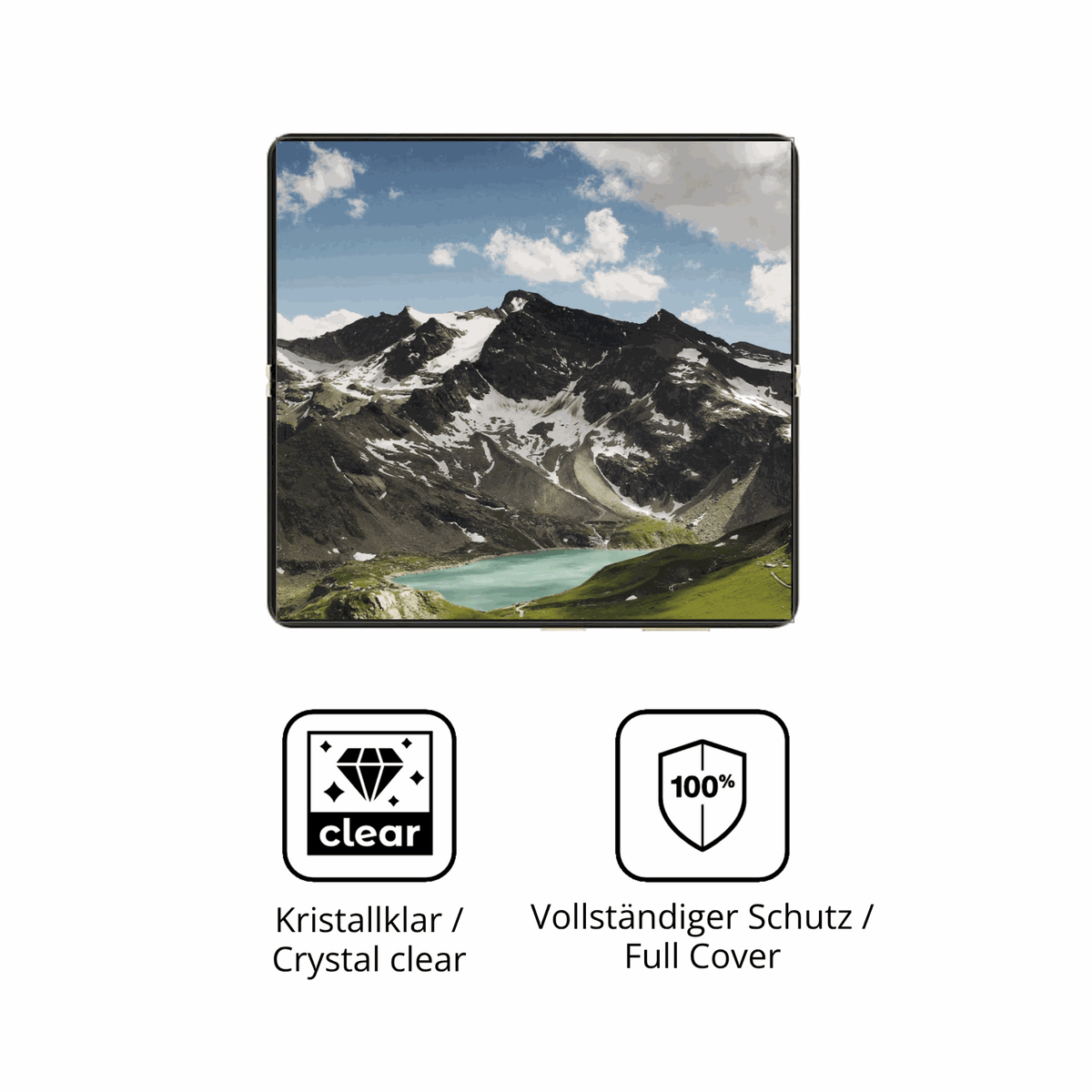 2x 3D Full Cover Schutzfolie für Honor Magic V5 Innenseite