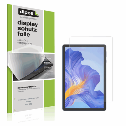 Matte Displayschutzfolie von dipos passend für Honor Pad X8b, präziser Zuschnitt und blasenfrei montiert