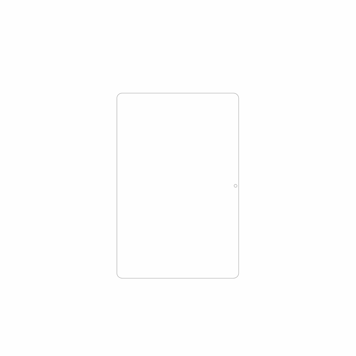 dipos Displayschutz für Honor Pad X8b, mattierte Oberfläche, geringe Dicke und perfekte Passform