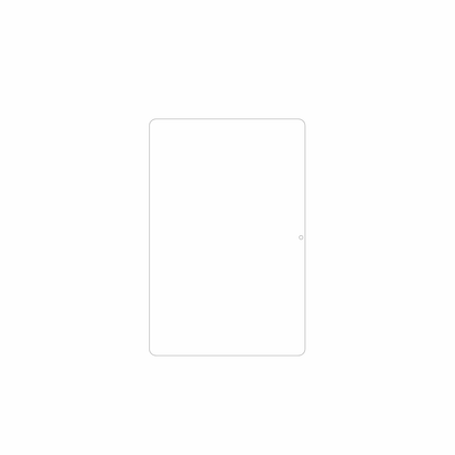 dipos Displayschutz für Honor Pad X8b, mattierte Oberfläche, geringe Dicke und perfekte Passform