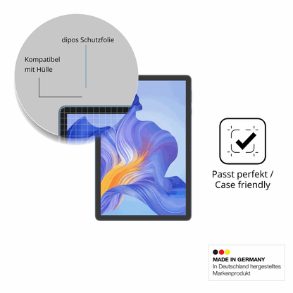 Schutzfolie mit optimaler Passform, zur Verwendung mit Hüllen geeignet