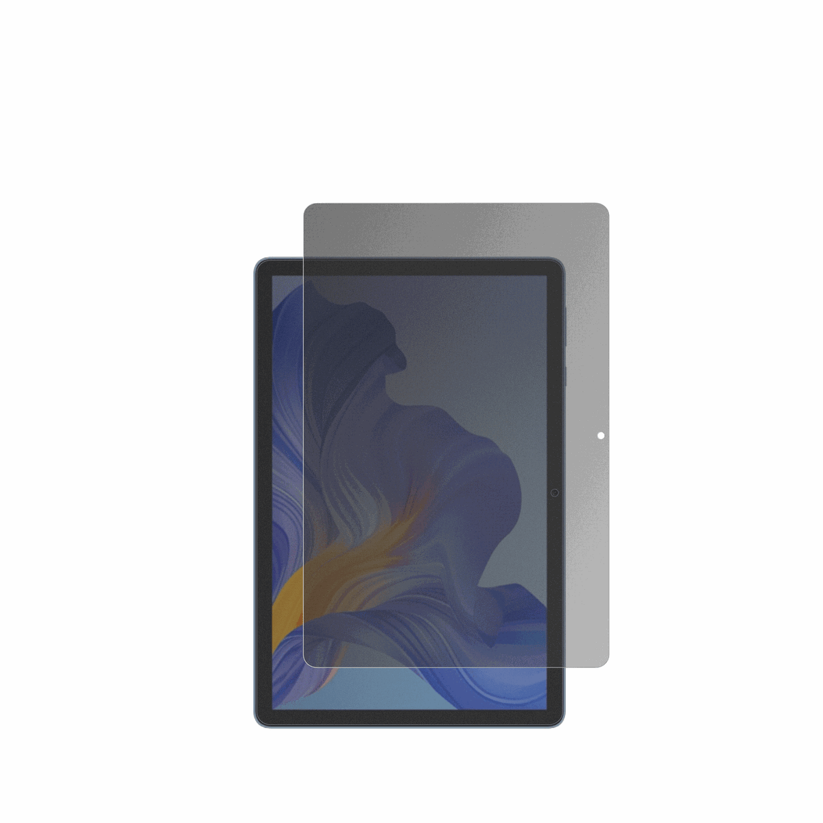 HonorPad X8b mit aufgebrachtem dipos Displayschutz, der seitliche Einblicke blockiert