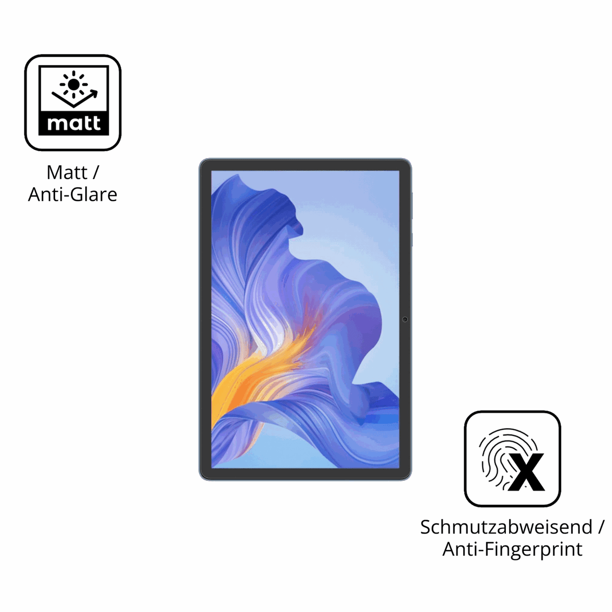 9H Hartbeschichtete, flexible Folie passend zugeschnitten für Honor Pad X8b