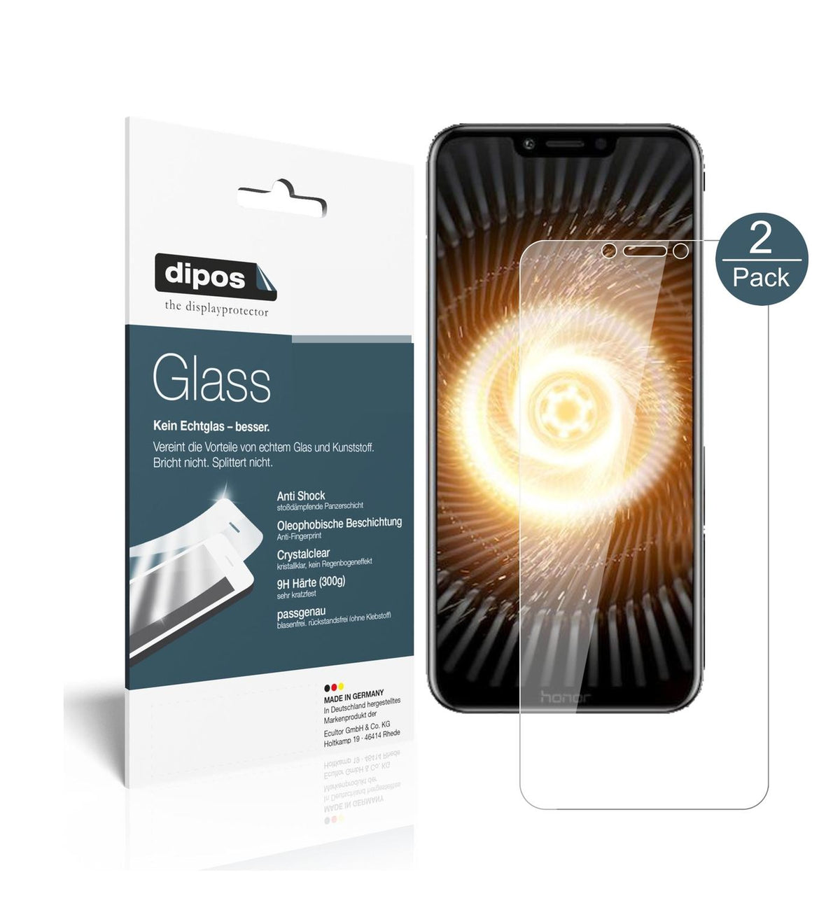Perfekte Passform und ultimative Qualität: Unser 9H Panzerglas bietet Schutz für Honor-Play