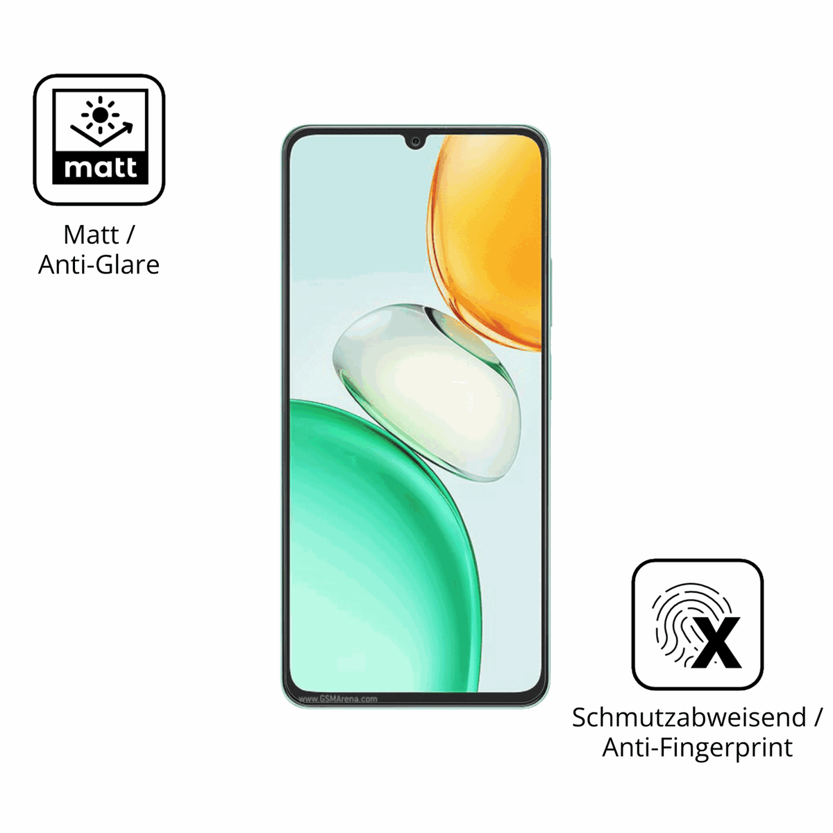 9H Hartbeschichtete, flexible Folie passend zugeschnitten für Honor Play 10