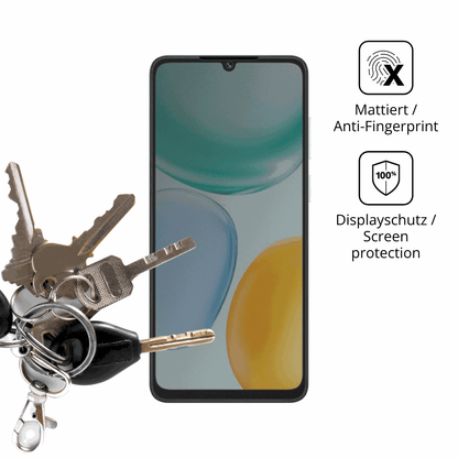 dipos Displayschutz für honorplay 10a, mattierte Oberfläche, Blickschutzfilter und perfekter Passform