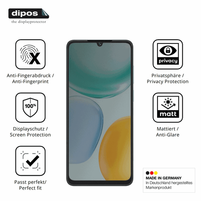 Privatsphäre-Schutz durch Sichtschutz-Folie passend zugeschnitten für honorplay 10a
