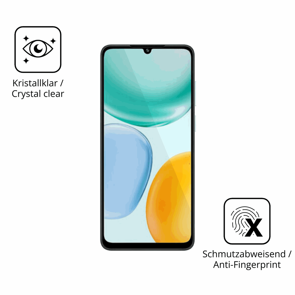 Flexible TPU-Folie passend zugeschnitten für honorplay 10a, vollständige Abdeckung