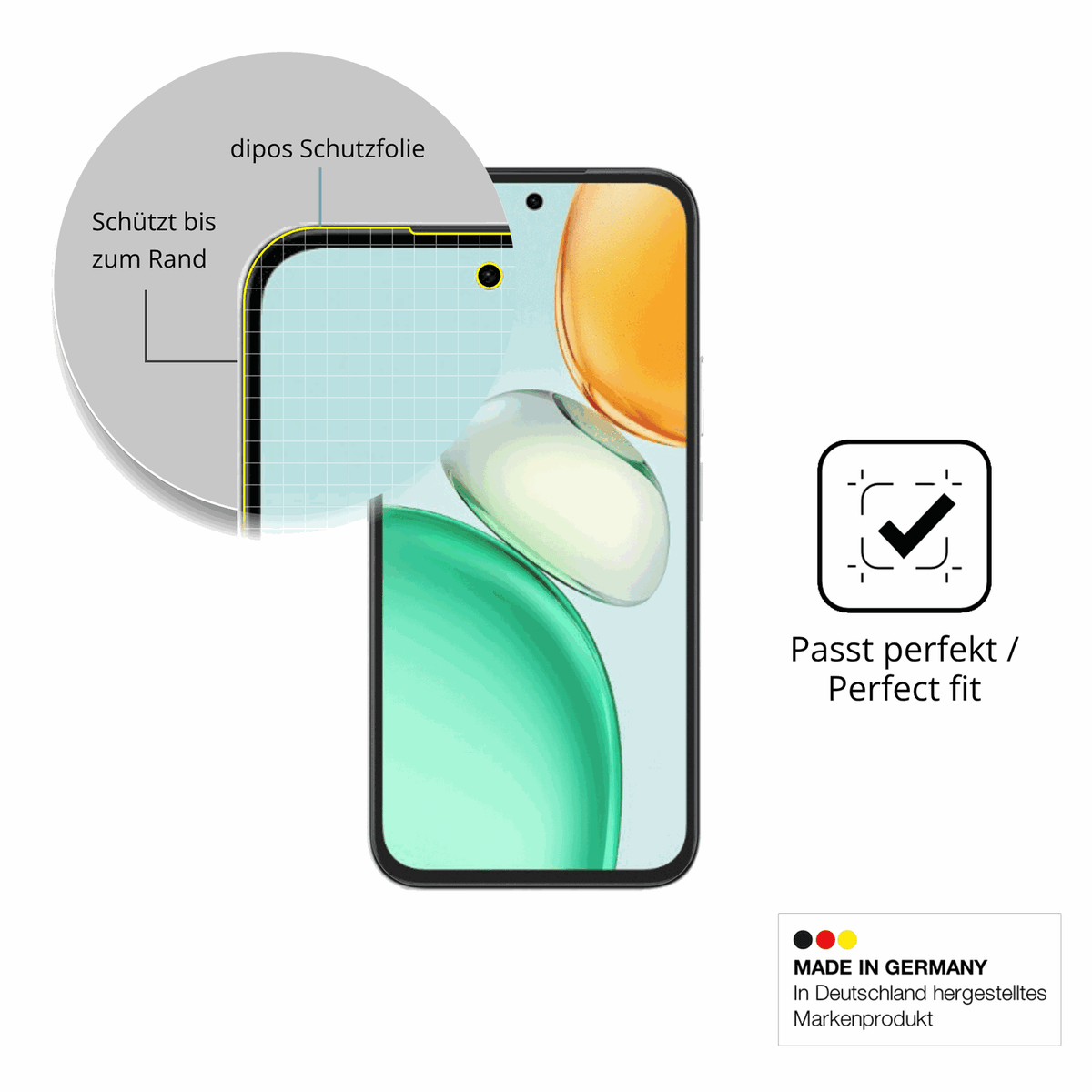 Besonders flexibler Displayschutz mit Anti-Shock-Schicht im Materialmix