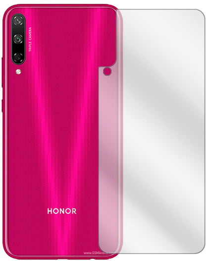 HonorPlay 3 Rückseite mit aufgebrachter dipos Displayschutzfolie, glasklare Darstellung ohne Einschränkungen