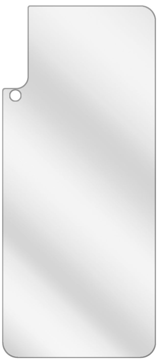 dipos Displayschutz für Honor Play 3 Rückseite, transparente Oberfläche, geringe Dicke und perfekte Passform