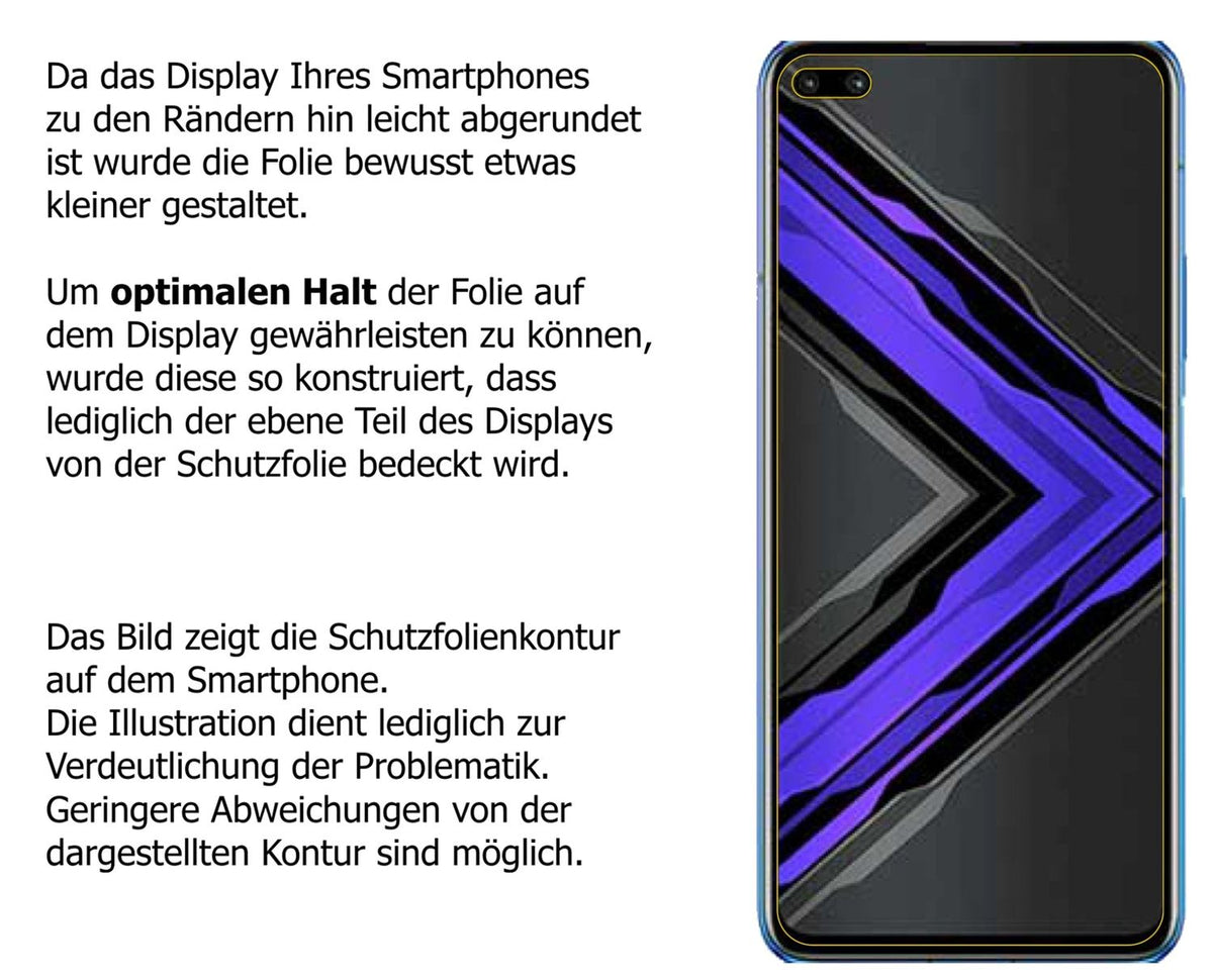 Schutzfolie mit optimaler Passform, zur Verwendung mit Hüllen geeignet
