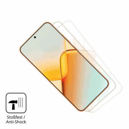 Schutz gegen Kratzer auf dem Honor Power2 Glas durch Schlüssel, Stöße gegen die Tischkante oder Stürze