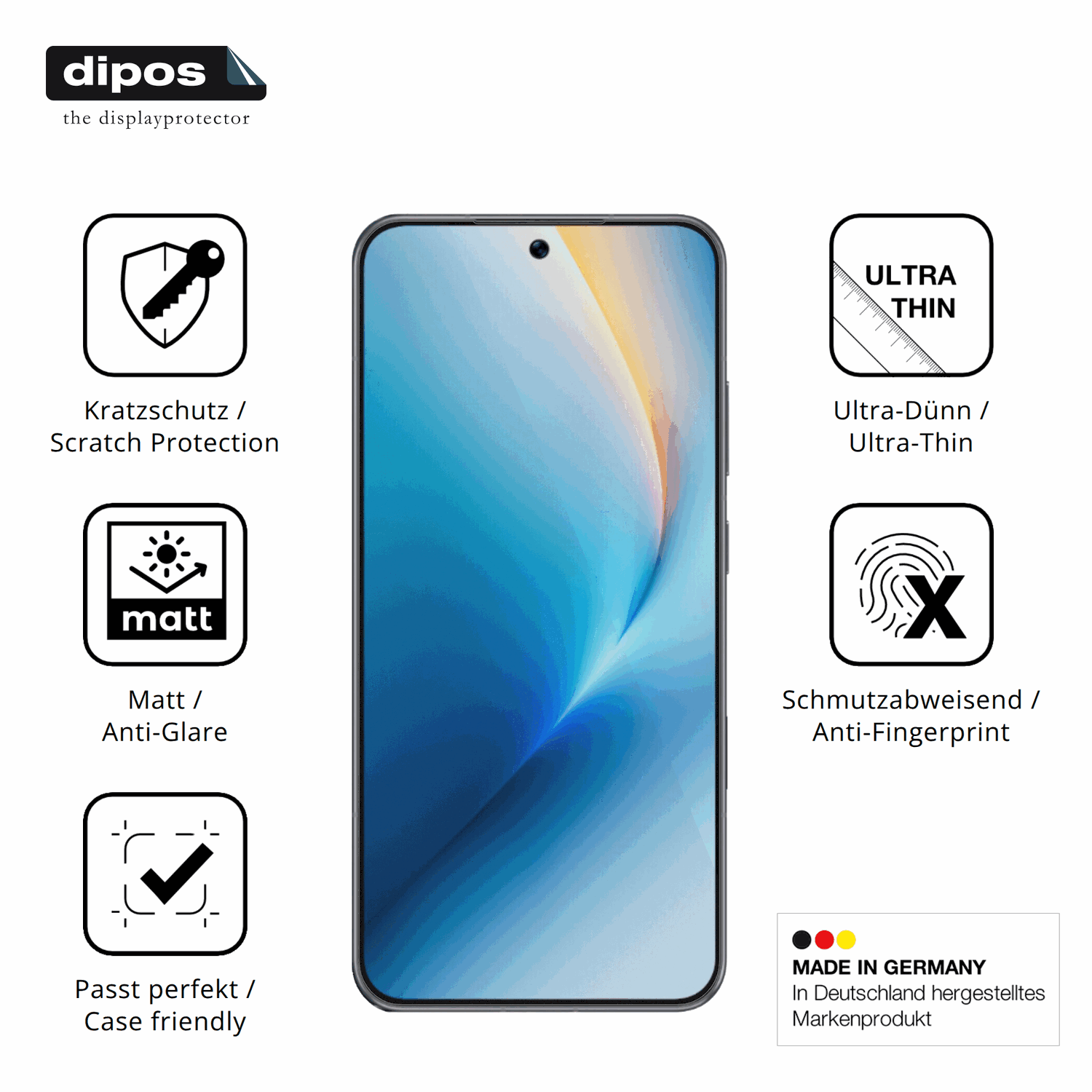 Displayschutz hergestellt in Deutschland, h�chste Qualit�t made in Germany