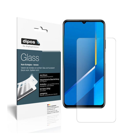 Matte Displayschutzfolie von dipos passend für Honor X10 Max, 9H kratzfest und blasenfrei montiert