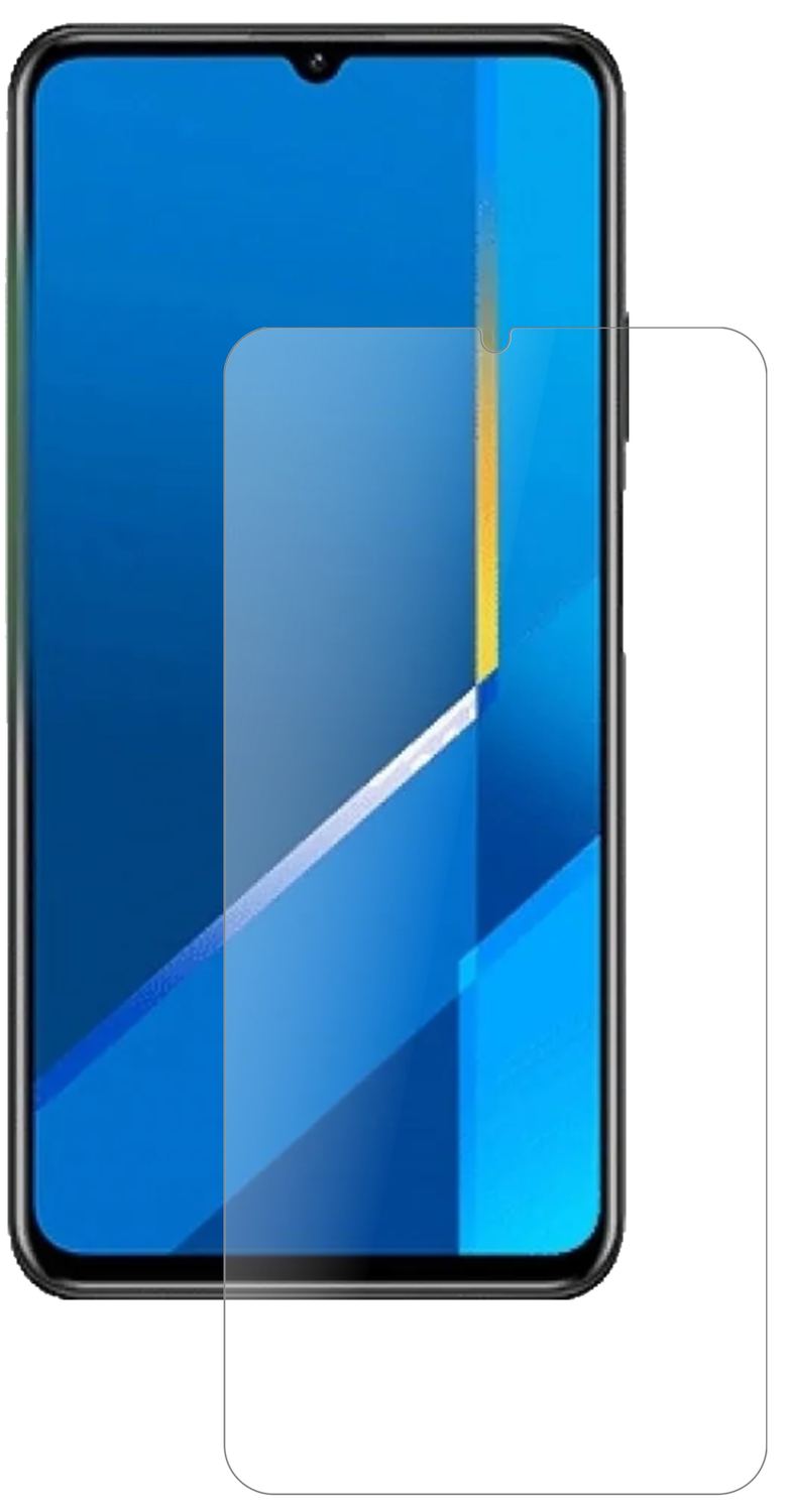 HonorX10 Max mit aufgebrachter dipos Panzerfolie, die lästige Fingerabdrücke minimiert