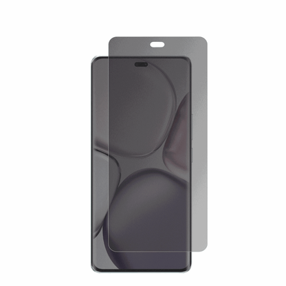 honorx9c plus mit aufgebrachter dipos Flex Schutzfolie, die seitliche Einblicke blockiert