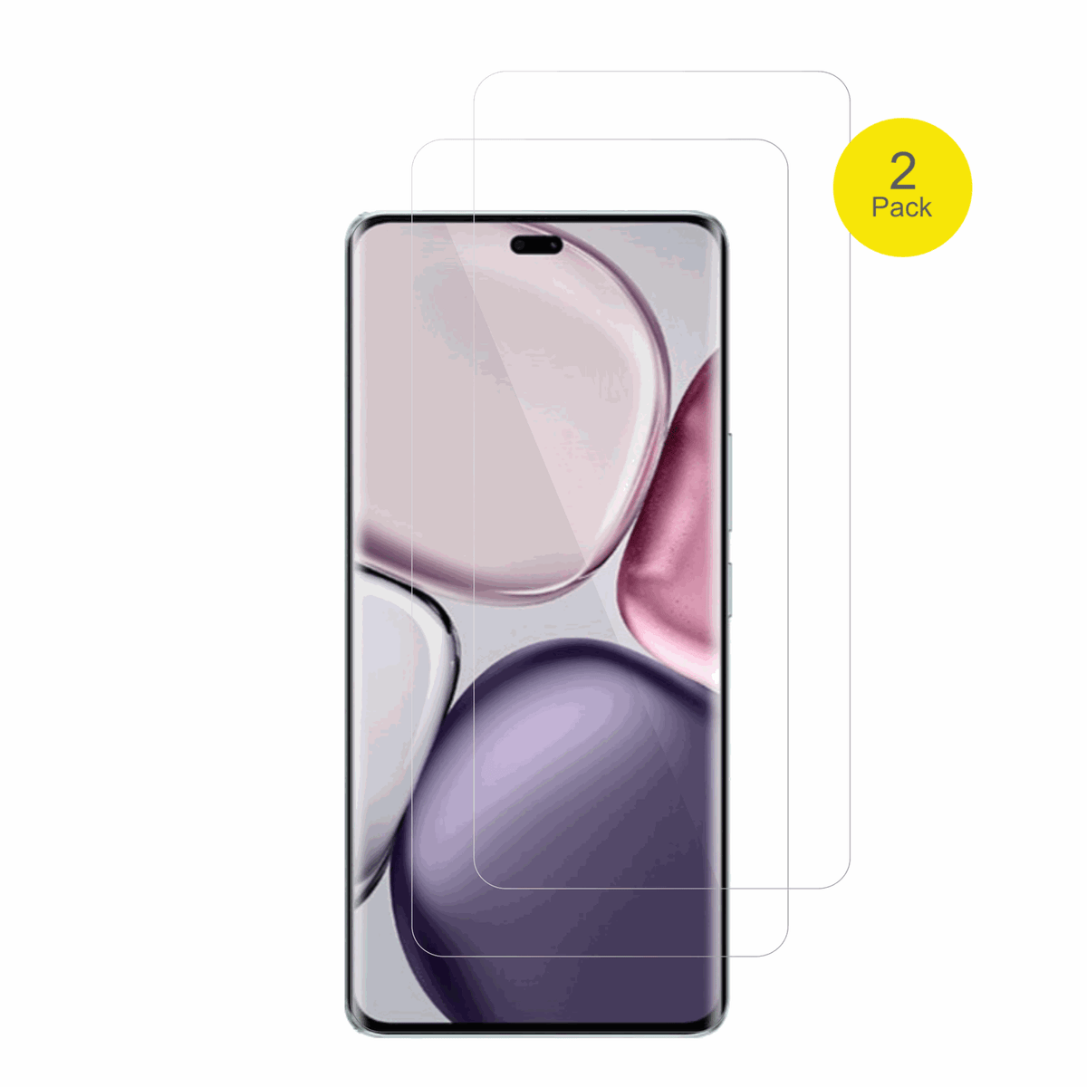 honorx9c plus mit aufgebrachter dipos Displayschutzfolie, glasklare Darstellung ohne Einschränkungen