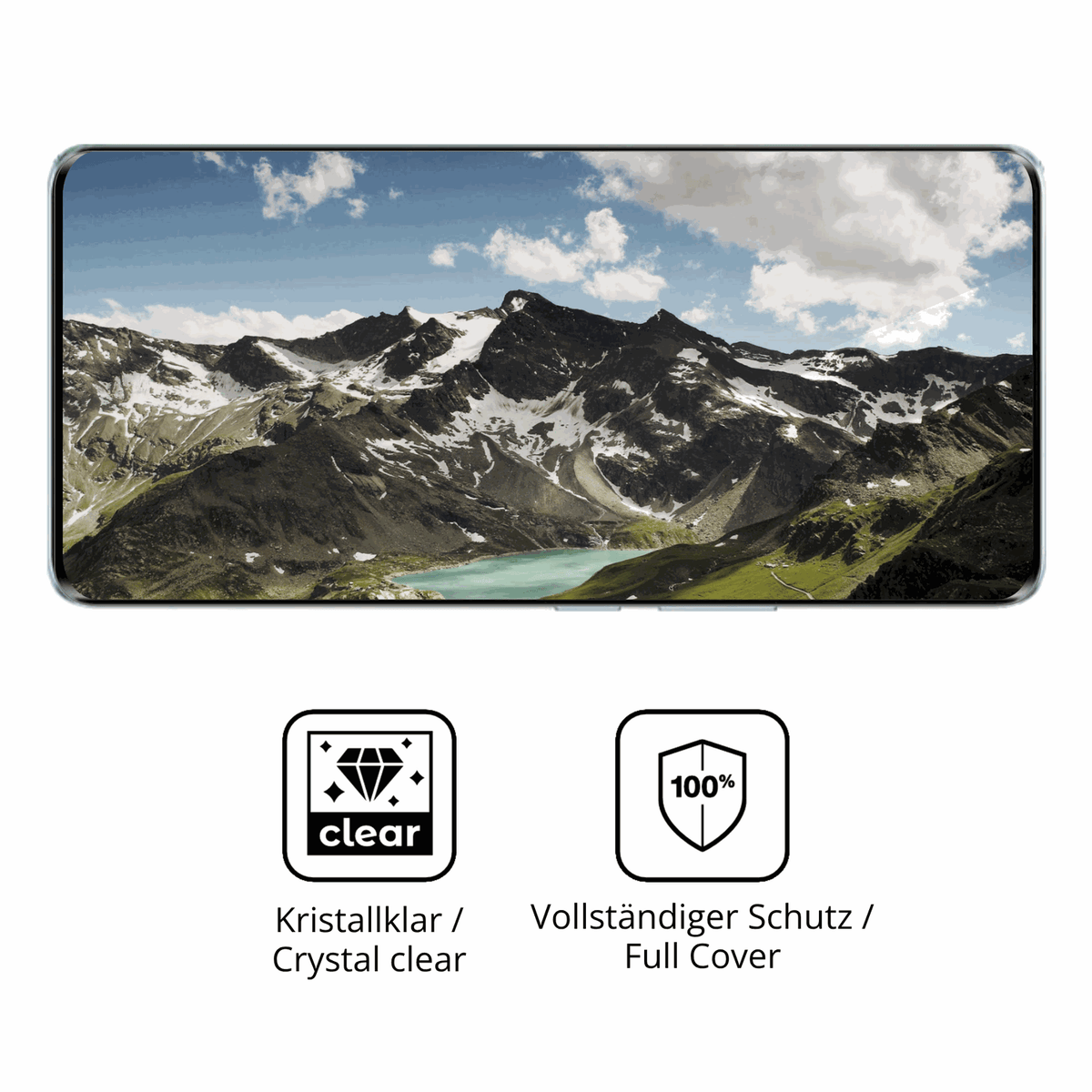 Dünne und klare Folie passend zugeschnitten für honorx9c plus