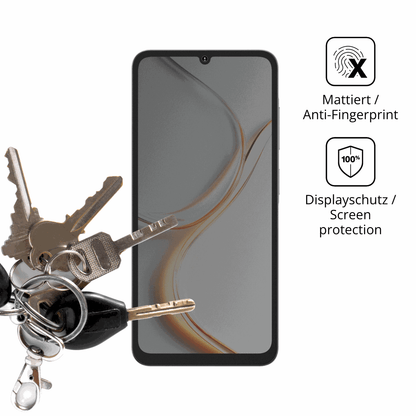 dipos Displayschutz für Hotwav A56, mattierte Oberfläche, Blickschutzfilter und perfekter Passform