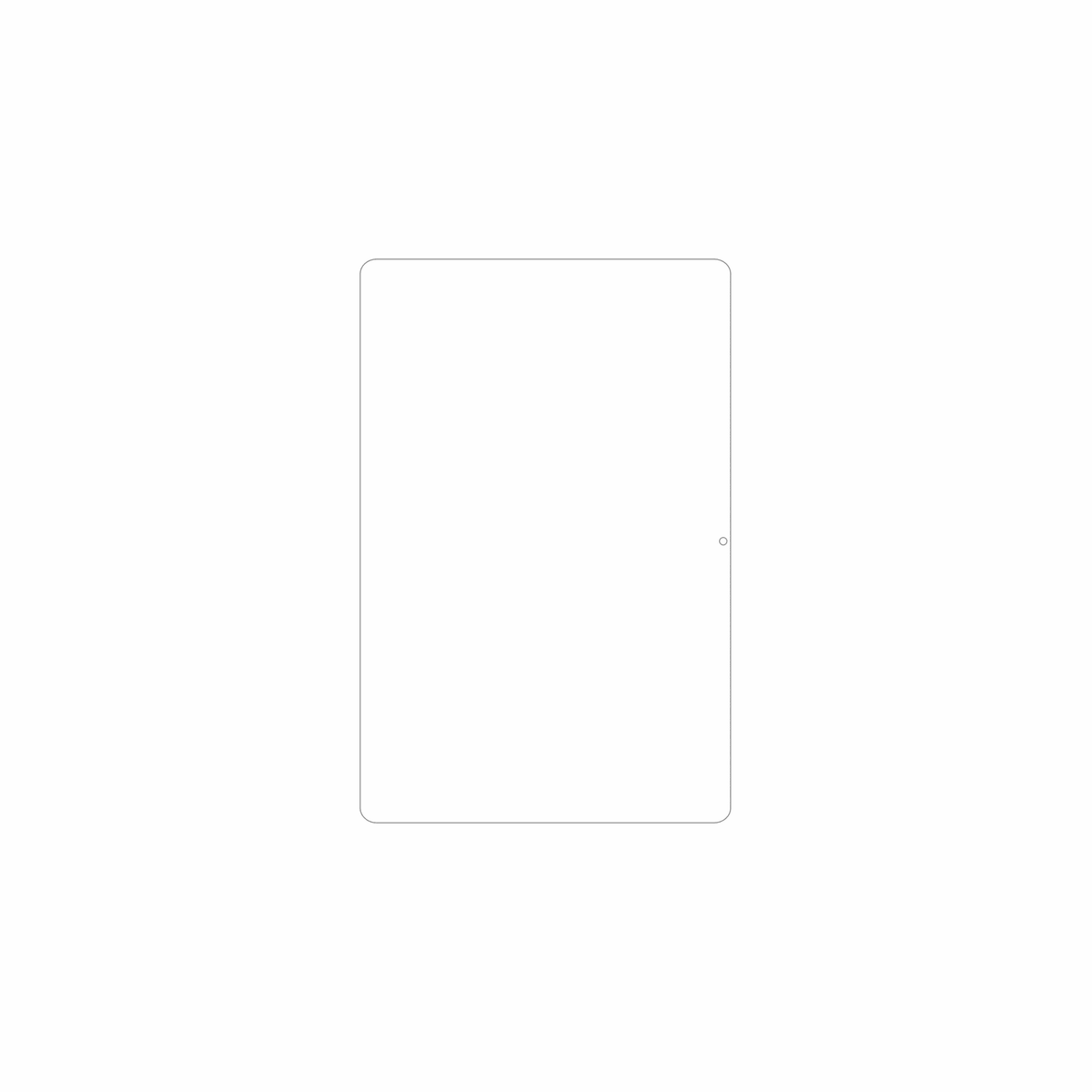 dipos Displayschutz für Hotwav Pad 13, mattierte Oberfläche, geringe Dicke und perfekte Passform