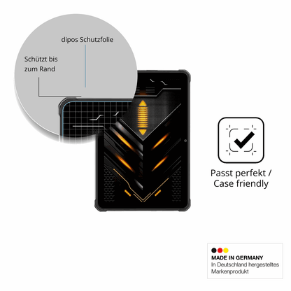 Schutzglasfolie mit optimaler Passform, zur Verwendung mit Hüllen geeignet