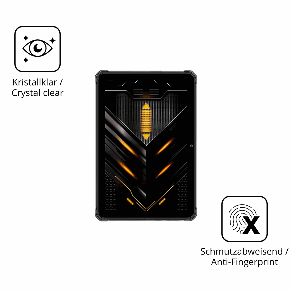 Flexible TPU-Folie passend zugeschnitten für Hotwav R5, vollständige Abdeckung