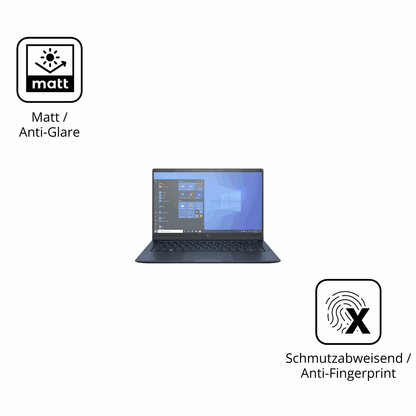 9H Hartbeschichtete, flexible Folie passend zugeschnitten für HP Elite Dragonfly G2