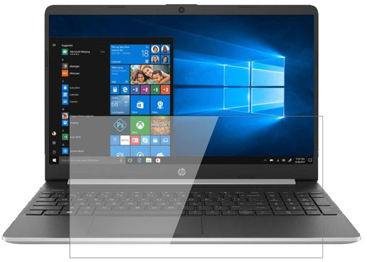 HPLaptop 15s-eq0564ng mit aufgebrachter dipos Flex Schutzfolie, glasklare Darstellung ohne Einschränkungen