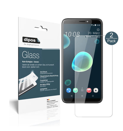 Perfekte Passform und ultimative Qualität: Unser 9H Panzerglas bietet Schutz für HTC-Desire 12 Plus