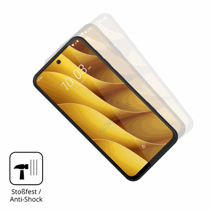 Schutz gegen Kratzer auf dem htcwildfire e7 plus Glas durch Schlüssel oder Ähnliches