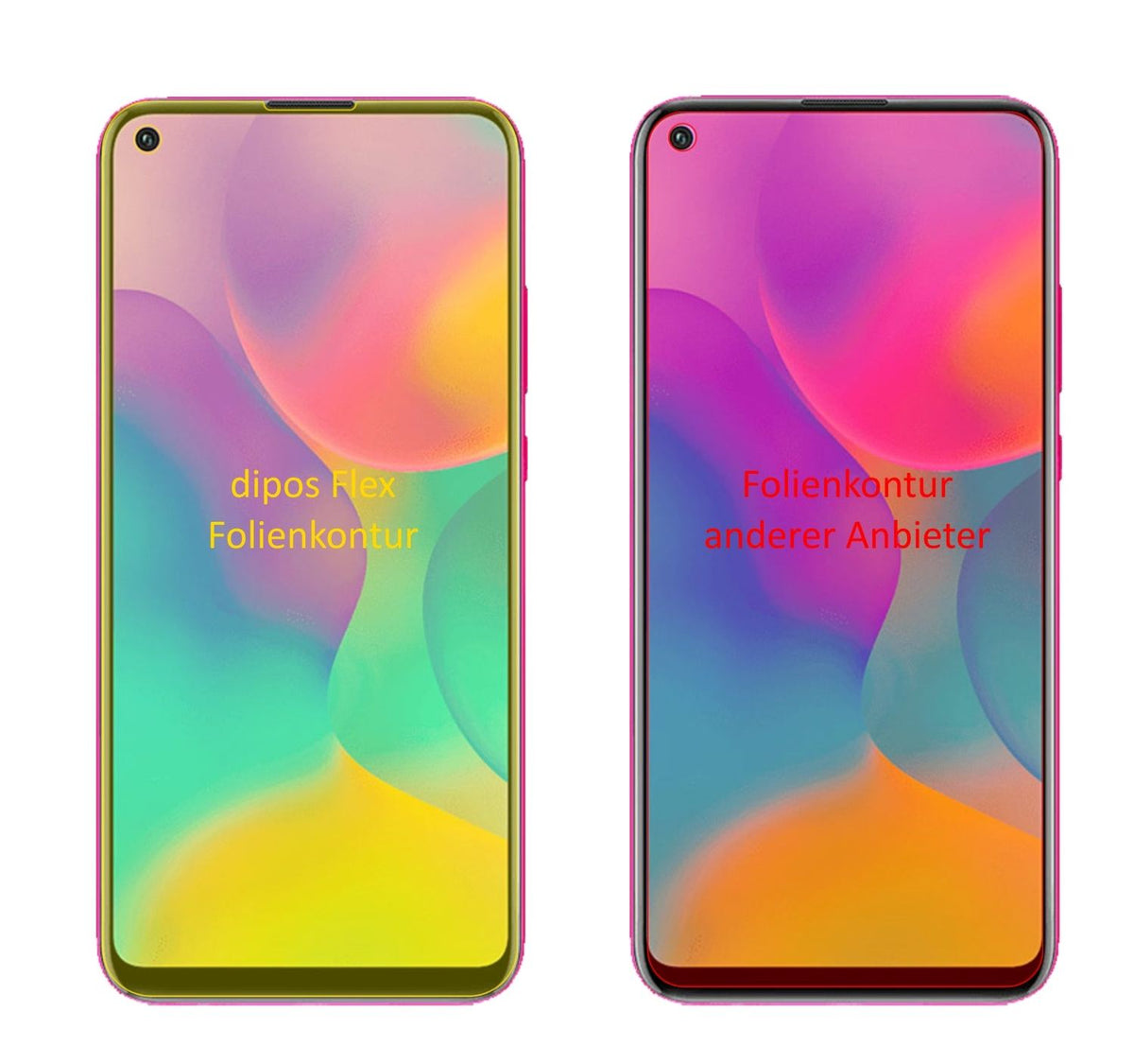 3x 3D Full Cover Schutzfolie für Honor Play 3