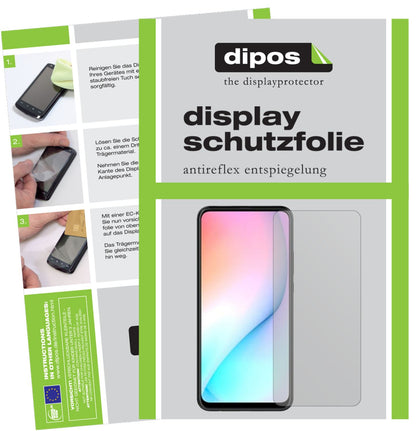 Matte Displayschutzfolie von dipos passend für Huawei Enjoy 10 Plus, präziser Zuschnitt und blasenfrei montiert