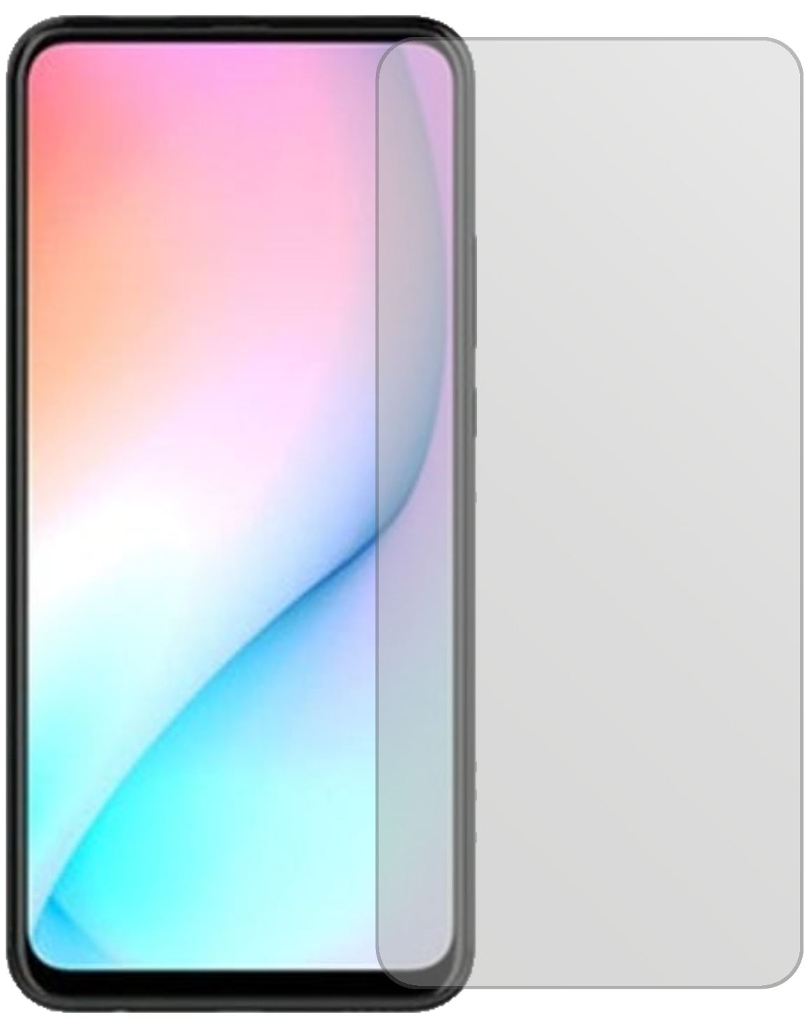 HuaweiEnjoy 10 Plus mit aufgebrachter dipos Displayschutzfolie, die lästige Fingerabdrücke minimiert
