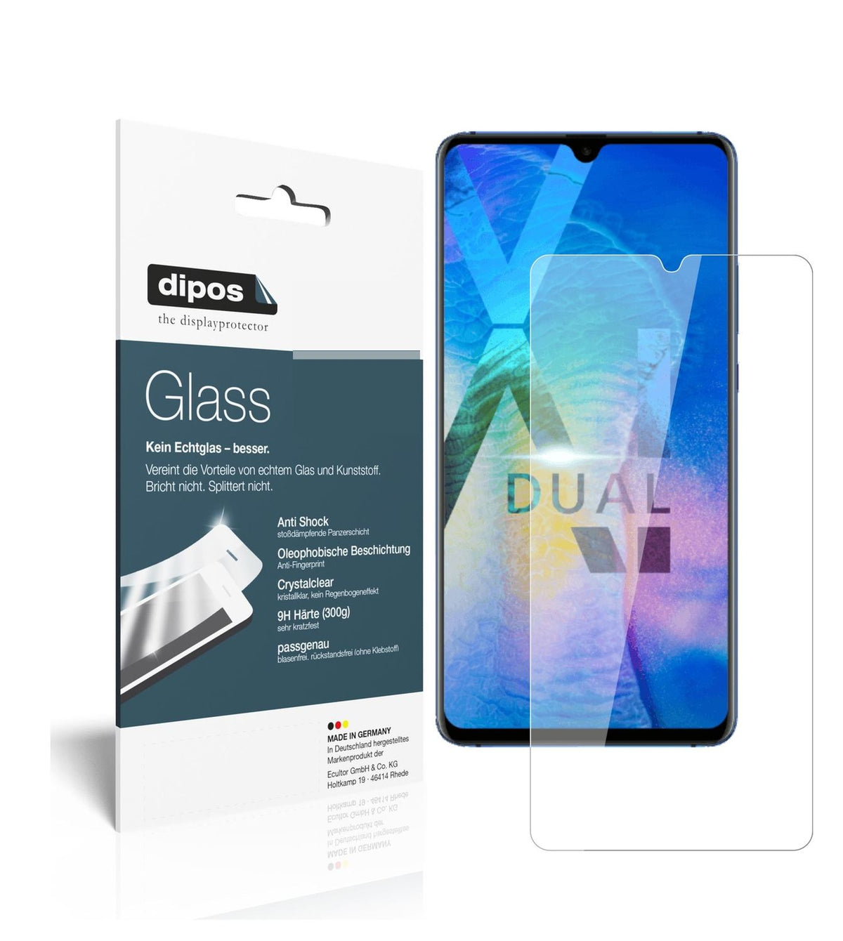 Perfekte Passform und ultimative Qualität: Unser 9H Panzerglas bietet Schutz für Huawei-Mate 20 X