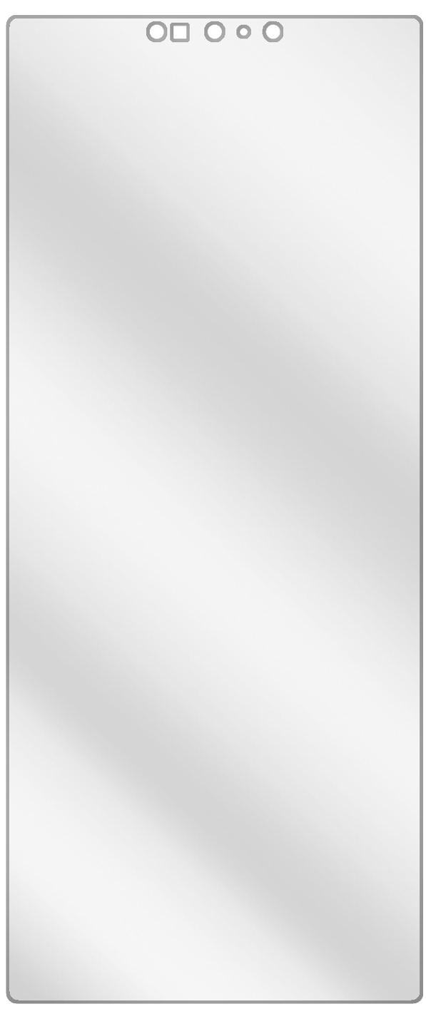 dipos Displayschutz für Huawei Mate 30 Pro, transparente Oberfläche, geringe Dicke und perfekte Passform