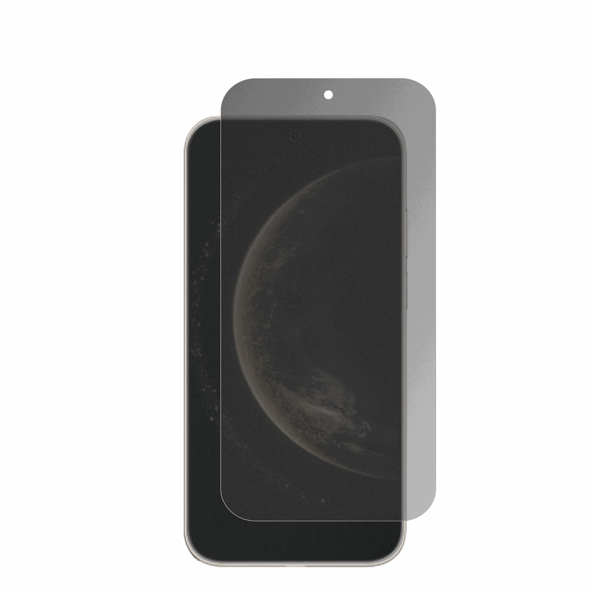 huaweimate 70 air mit aufgebrachter dipos Flex Schutzfolie, die seitliche Einblicke blockiert