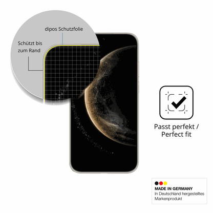 Schutzfolie mit optimaler Passform, zur Verwendung mit Hüllen geeignet