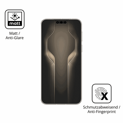 Dünne und entspiegelnde Folie passend zugeschnitten für huaweimate 80 rs