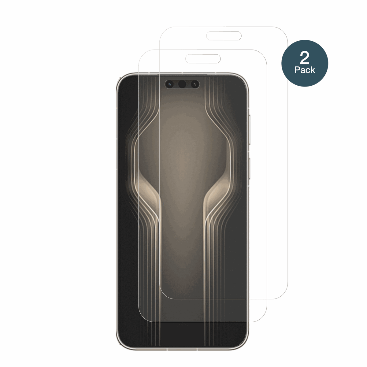 huaweimate 80 pro mit aufgebrachter dipos Panzerfolie, die lästige Fingerabdrücke minimiert