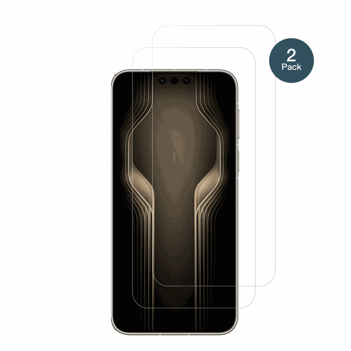 huaweimate 80 pro mit aufgebrachter dipos Flex Schutzfolie, glasklare Darstellung ohne Einschränkungen