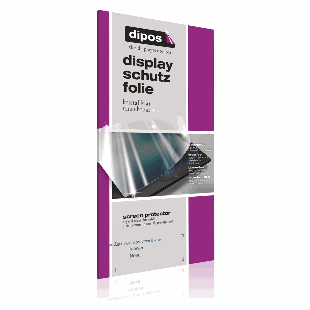 2x Schutzfolie klar für Huawei Nova Display-Schutzfolie