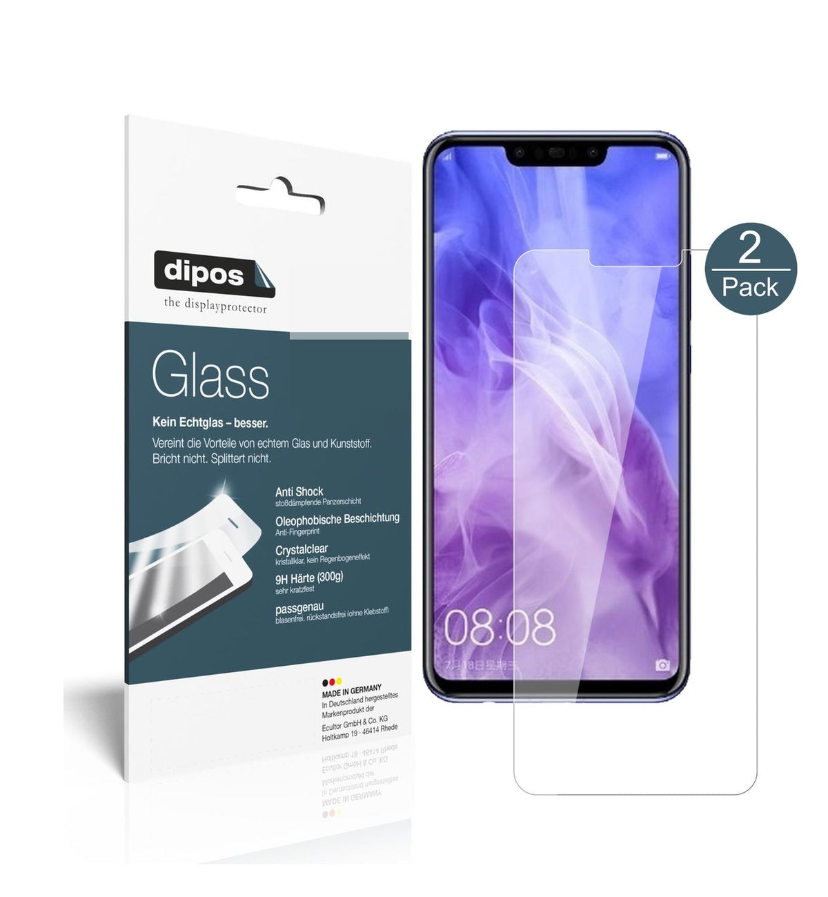 Perfekte Passform und ultimative Qualität: Unser 9H Panzerglas bietet Schutz für Huawei-Nova 3
