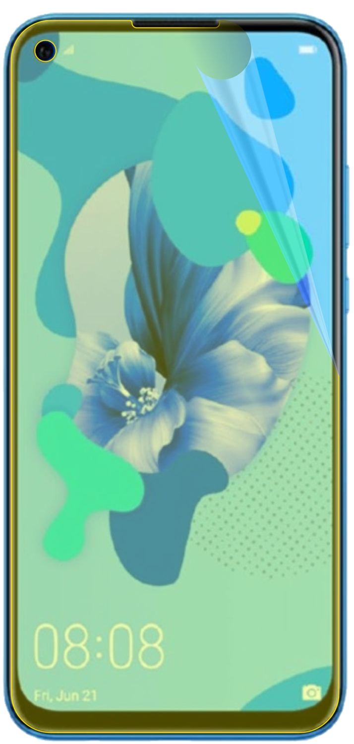 dipos Displayschutz für Huawei nova 5, transparente Oberfläche, geringe Dicke und perfekte Passform