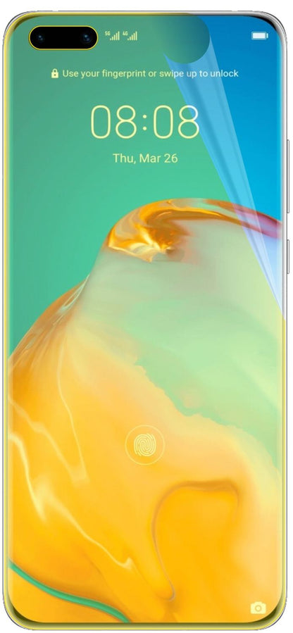 3x 3D Full Cover Schutzfolie für Huawei P40 Pro