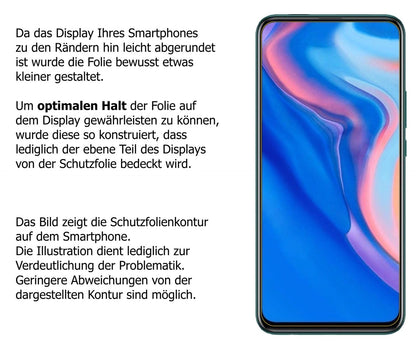 Schutzfolie mit optimaler Passform, zur Verwendung mit Hüllen geeignet