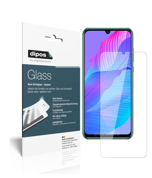 Klare Displayschutzfolie von dipos passend für Huawei P Smart S, 9H kratzfest und blasenfrei montiert