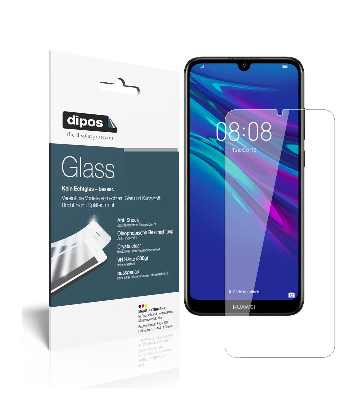 Perfekte Passform und ultimative Qualität: Unser 9H Panzerglas bietet Schutz für Huawei-Y6s