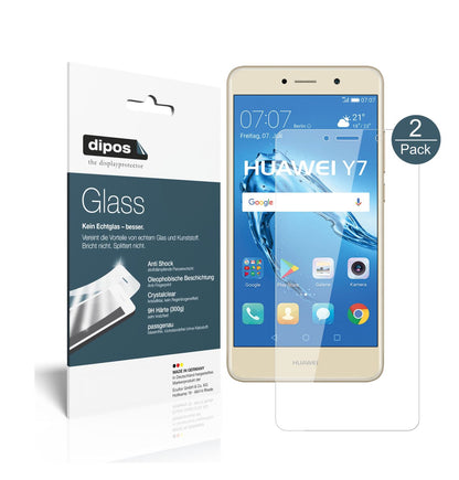 Perfekte Passform und ultimative Qualität: Unser 9H Panzerglas bietet Schutz für Huawei-Y7 (2017)